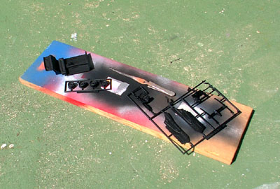 painting model parts