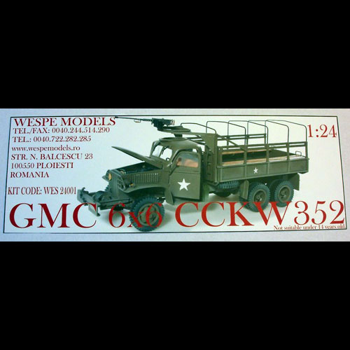 1945 GMC Military Truck Deuce Half - Wespe Models