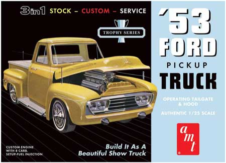 amt 1953 custom truck model kit
