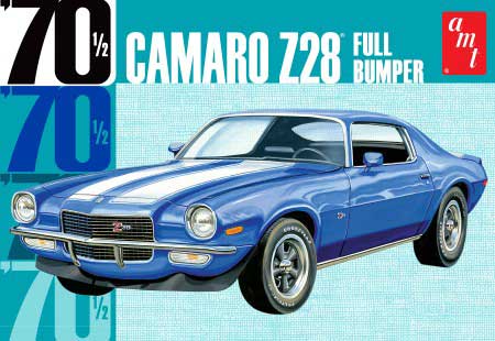 1970 1/2 Chevy Camaro Z28 Full Bumper 1/25 Scale Model by AMT AMT1155 