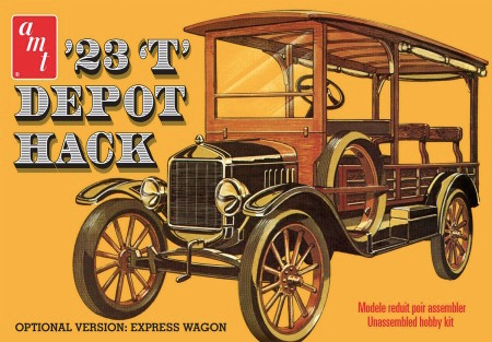 AMT 1923 Ford T Depot Hack 1:25 Scale Model Kit