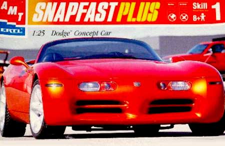 AMT Dodge Concept Car Snapfast Plus Model Kit 1/25