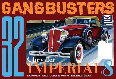 MPC 1932 Chrysler Imperial "Gangbusters" 1:25 Scale Model Kit