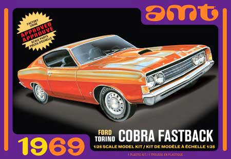 amt 1969 ford torino cobra model kit