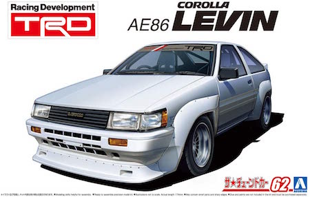 aoshima ae86 trd model