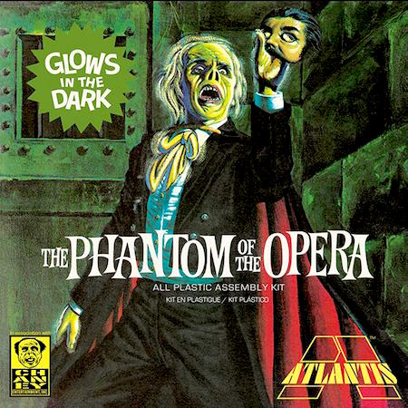 Atlantis Phantom of The Opera Glow in The Dark Model Kit Scale