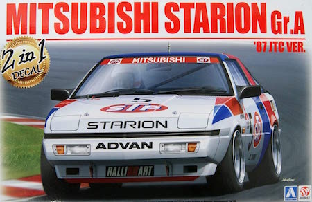 Aoshima Bunka Kyozai 1/24 BEEMAX Mitsubishi Starion Gr.A JTC Specification Model