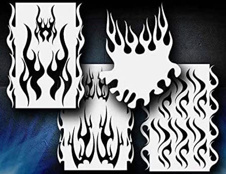 airbrush stencils patterns and designs for painting