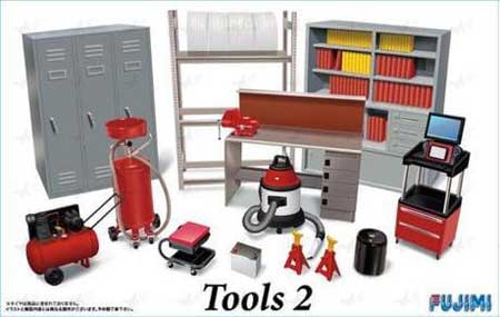 Fujimi  Garage  Tools Series  tool set 2 Fujimi