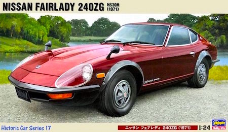 Hasegawa 1:24 Scale Nissan Fairlady 240Z Model Kit