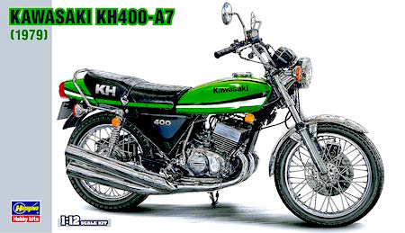 Hasegawa KH400 Motorcycle Series Kawasaki Plastic Model