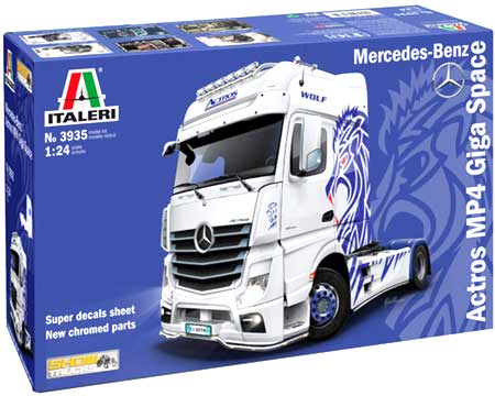 italeri mercedes actros gigaspace truck mp4