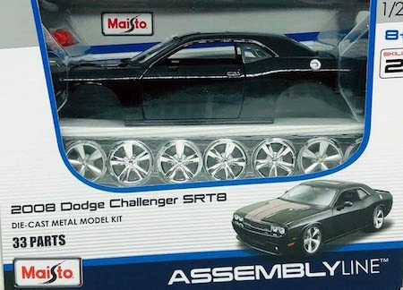 Maisto 1:24 Scale Assembly Line 2008 Dodge Challenger SRT8 