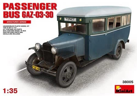 miniart models passenger bus kit