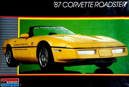 Monogram Corvette Roadster Plastic Model Kit