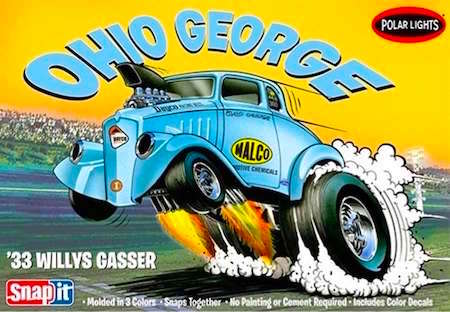 Polar Lights Willys Coupe Snap Draggin Snap Model Building Kit