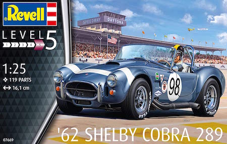 revell 289 shelby cobra model car kit