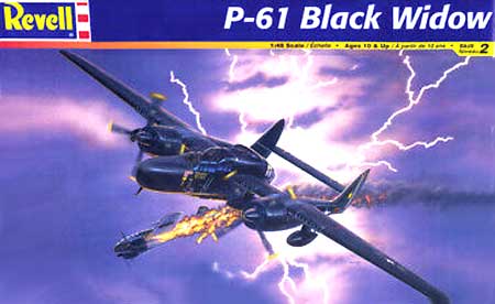Revell Model Kit P-61 Black Widow Fighter Plane