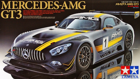 tamiya gt3 mercedes amg  model kit