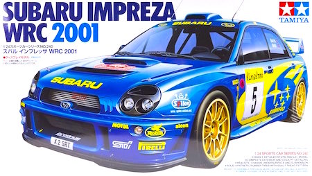 tamiya impreza wrc race car model