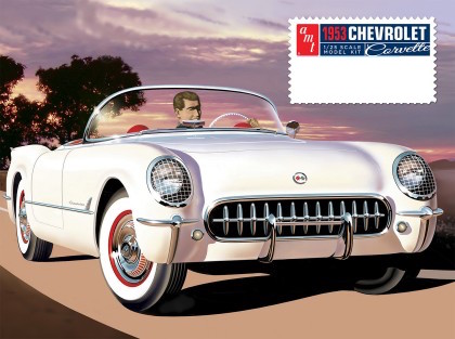 AMT 1953 Chevy Corvette  1:25 Scale Model Kit