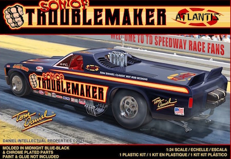 Son of Trouble Maker El Camino Funny car Plastic Model kit Tom Daniel