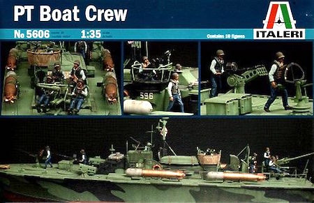 Italeri ELCO 80' PT Boat Crew  Model kit, 