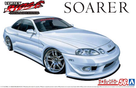 Aoshima Bunka Kyozai 1/24 The Tuned Car Series No. 56 Toyota VERTEX JZZ30 Soala 1996 Plastic Model
