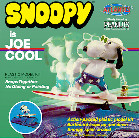 ATLANTIS TOY HOBBY Snoopy Joe Cool Surfing