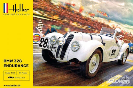 heller bmw 328 model