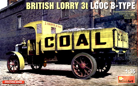 MiniArt lbritish lorry coal truck