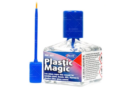 DELUXE MATERIALS Plastic Magic Cement Model Kit Glue 40ml : :  DIY & Tools