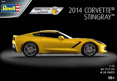 Revell RV07825 1:25-2014 Corvette Stingray 'Promotion Box
