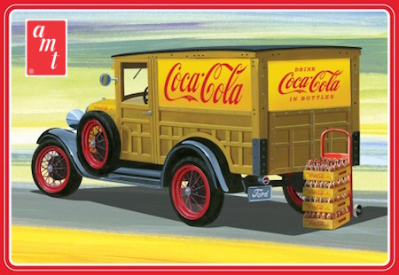 AMT 1929 Ford Woody Pickup Coke 1:25 Scale Model Kit