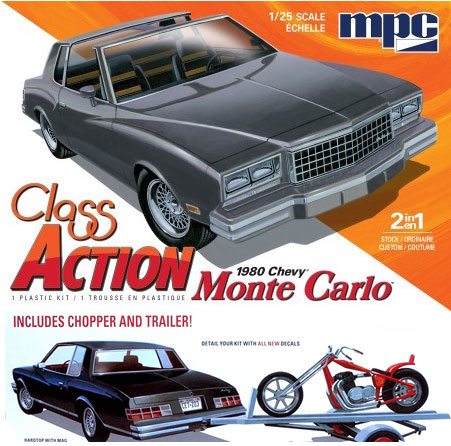 MPC 1980 Chevy Monte Carlo "Class Action" 2T 1:25 Scale Model Kit