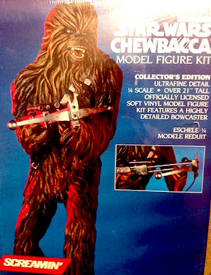 Star Wars Chewbacca Model Figure Kit. Ultrafine Detail 1/4 Scale. Vinyl Model Figure...