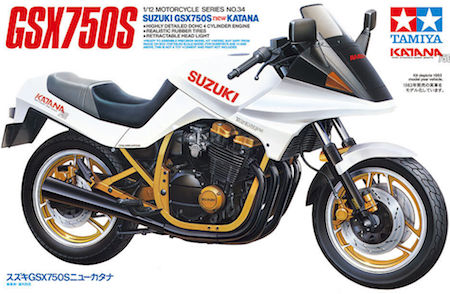 Tamiya America, Inc 1/12 Suzuki GSX750S, 14034