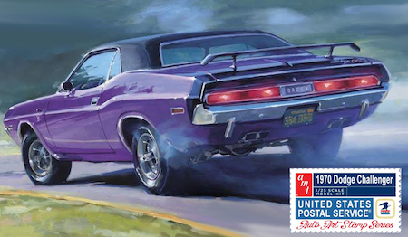 AMT 1970 Dodge Challenger USPS 1:25 Scale Model Kit