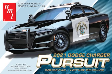 AMT 2021 Dodge Charger Police Pursuit Scale Model Kits