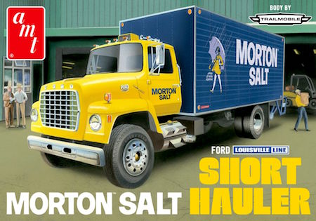 AMT Ford Louisville Short Hauler Morton Salt 1:25 Scale Model Kit
