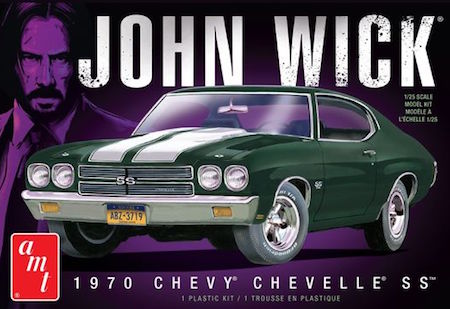 AMT 1970 Chevy Chevelle John Wick 1:25 Scale Model Kit