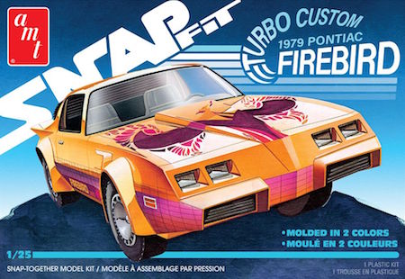 AMT 1979 Pontiac Firebird Turbo Custom (Snap) 1:25 Scale Model Kit