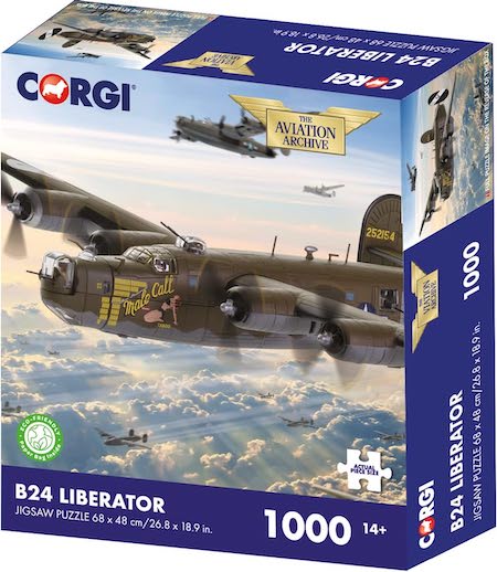 Corgi B24 Liberator WWII Military Aviation 1000 Piece Puzzle