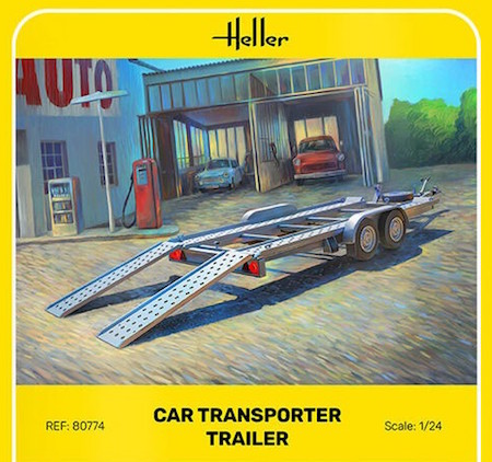 Heller  Car Transporter Trailer