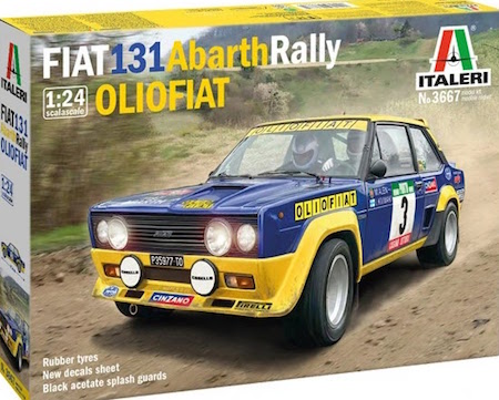 Fiat 131 Abarth  italeri olio