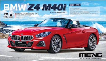 Meng Model MNGCS-005 1:24-BMW Z4 M40i Scale Model kit