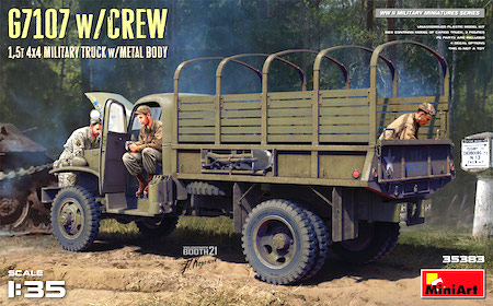 MiniArt MIN35383 1:35-G7107 Crew 4x4 Cargo Truck 