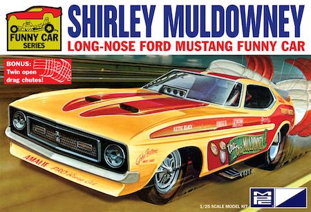 MPC Shirley Muldowney Long Nose Ford Mustang FC 1:25 Scale Model Kit
