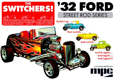 MPC 1932 Ford Switchers Roadster/Coupe 1:25 Scale Model Kit