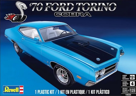 Revell 14534 1970 Ford Torino Cobra Model Kit